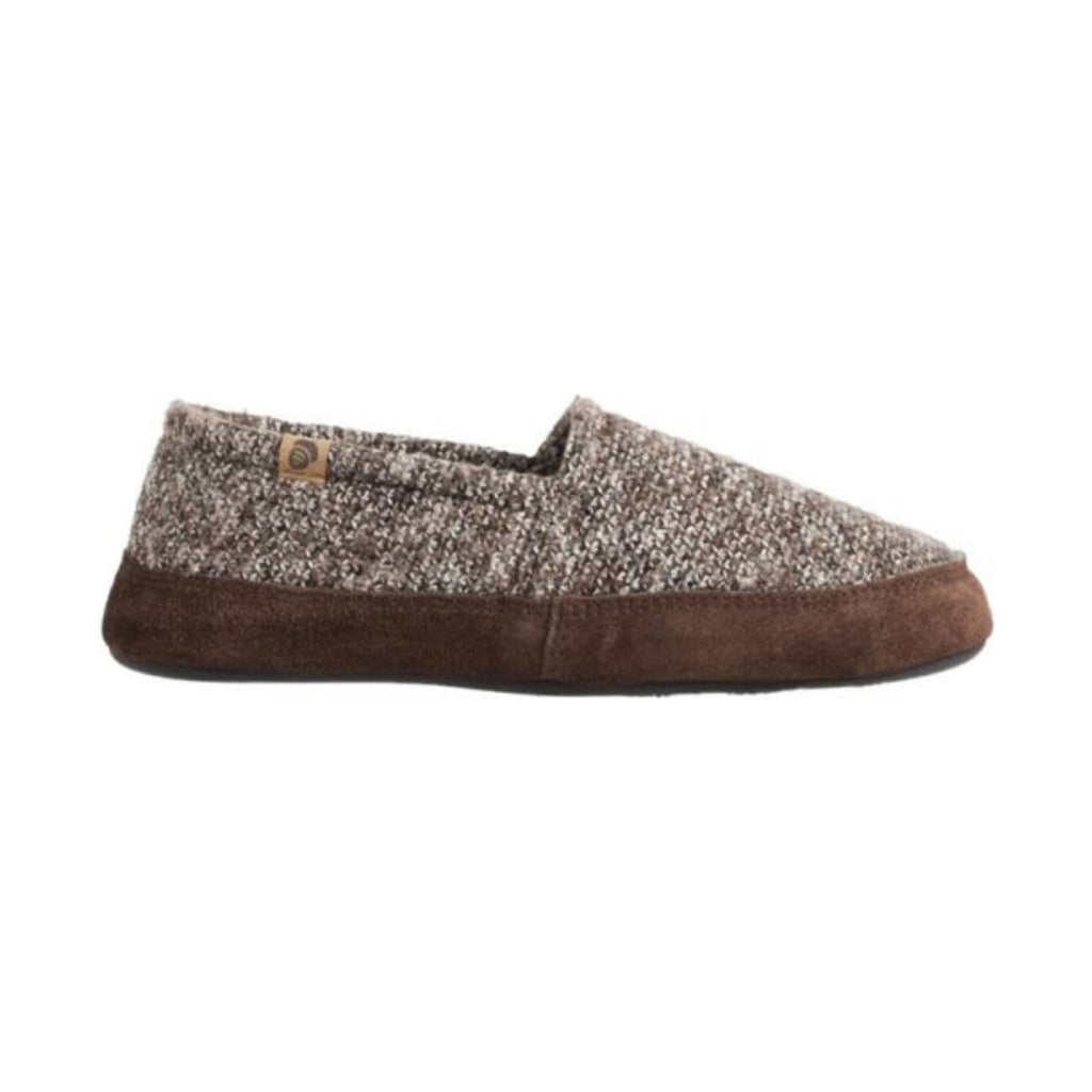 Acorn Men's Moc Slippers - Brown Tweed FINAL SALE - Lenny's Shoe & Apparel