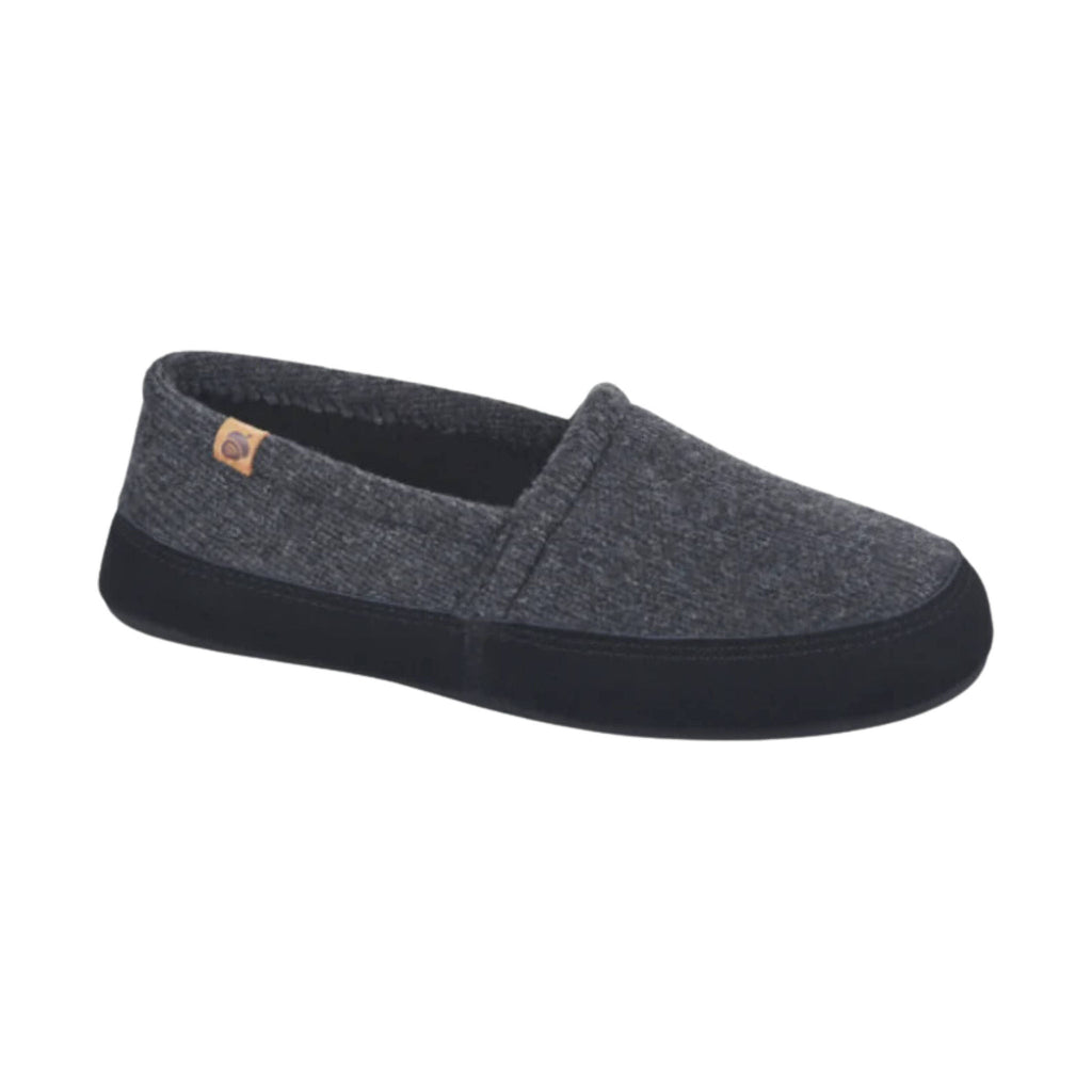 Acorn Men's Moc Slippers - Dark Charcoal FINAL SALE - Lenny's Shoe & Apparel