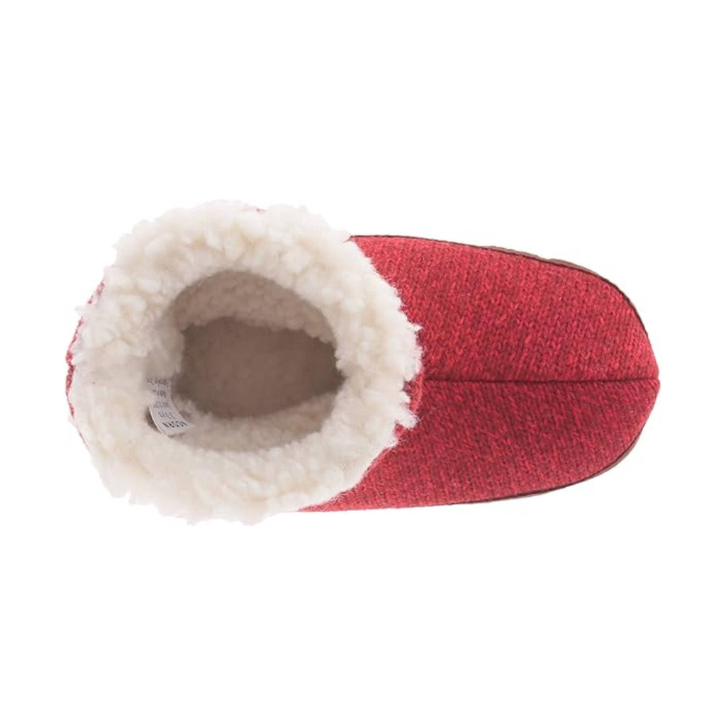 Acorn Toddler Easy Bootie Ragg Slippers - Red Ragg Wool - Lenny's Shoe & Apparel