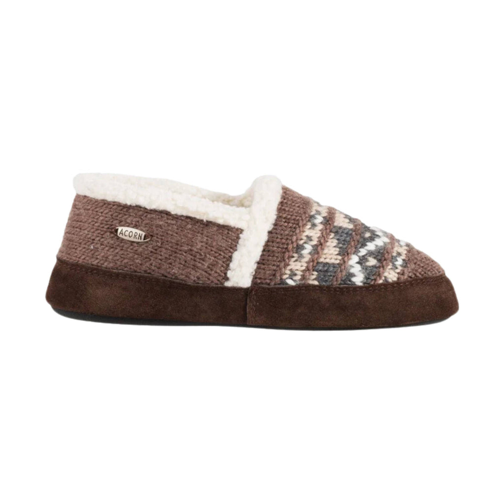 Acorn Women's Nordic Moc Slipper - Nordic Brown FINAL SALE - Lenny's Shoe & Apparel