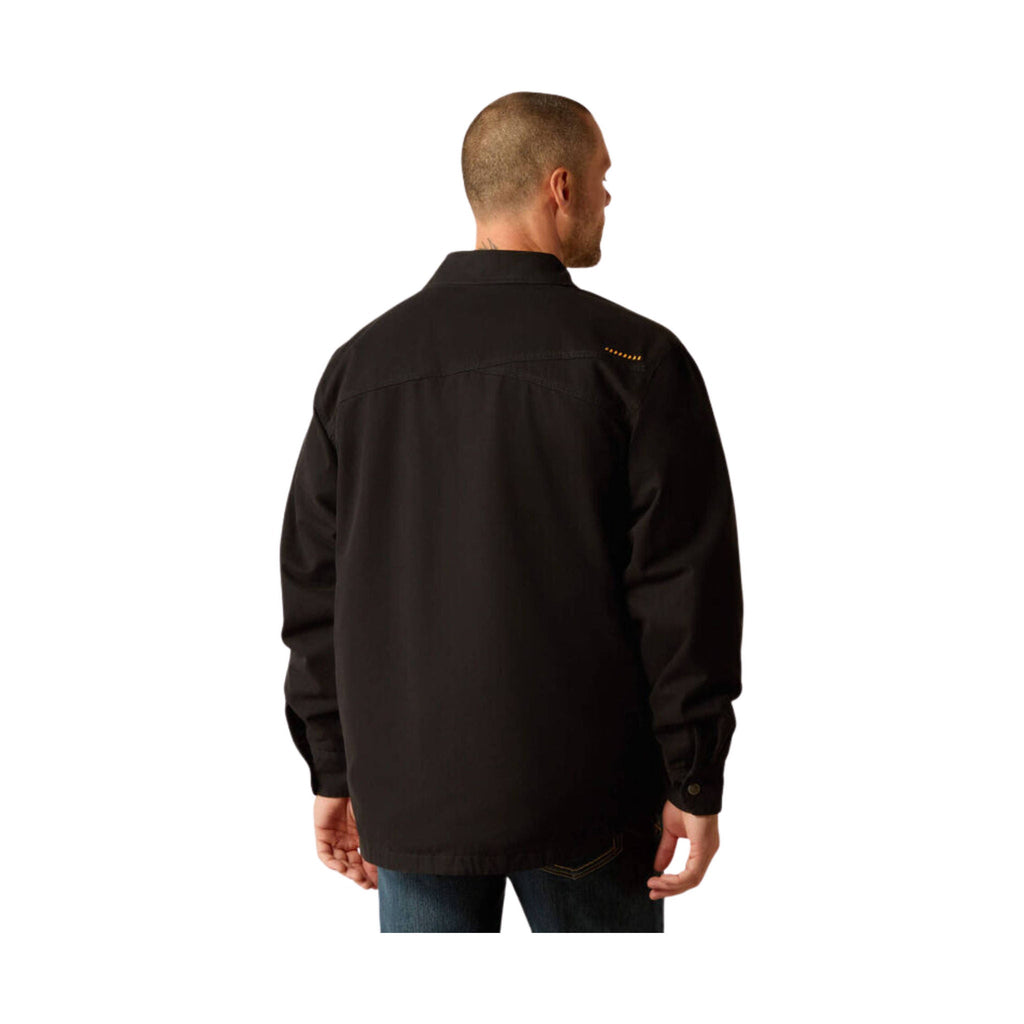 Ariat Men's Rebar Canvas Shirt Jacket - Black - Lenny's Shoe & Apparel