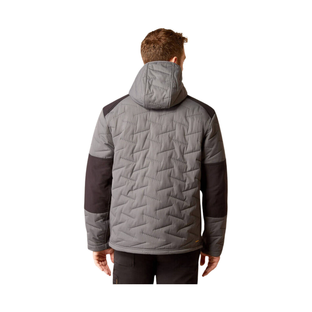 Ariat Men's Rebar Winter Cloud 9 Water Resistant Insulated Jacket - Rebar Grey - Lenny's Shoe & Apparel