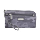 Baggallini Zip Around RFID Wallet - Grey Camo - Lenny's Shoe & Apparel