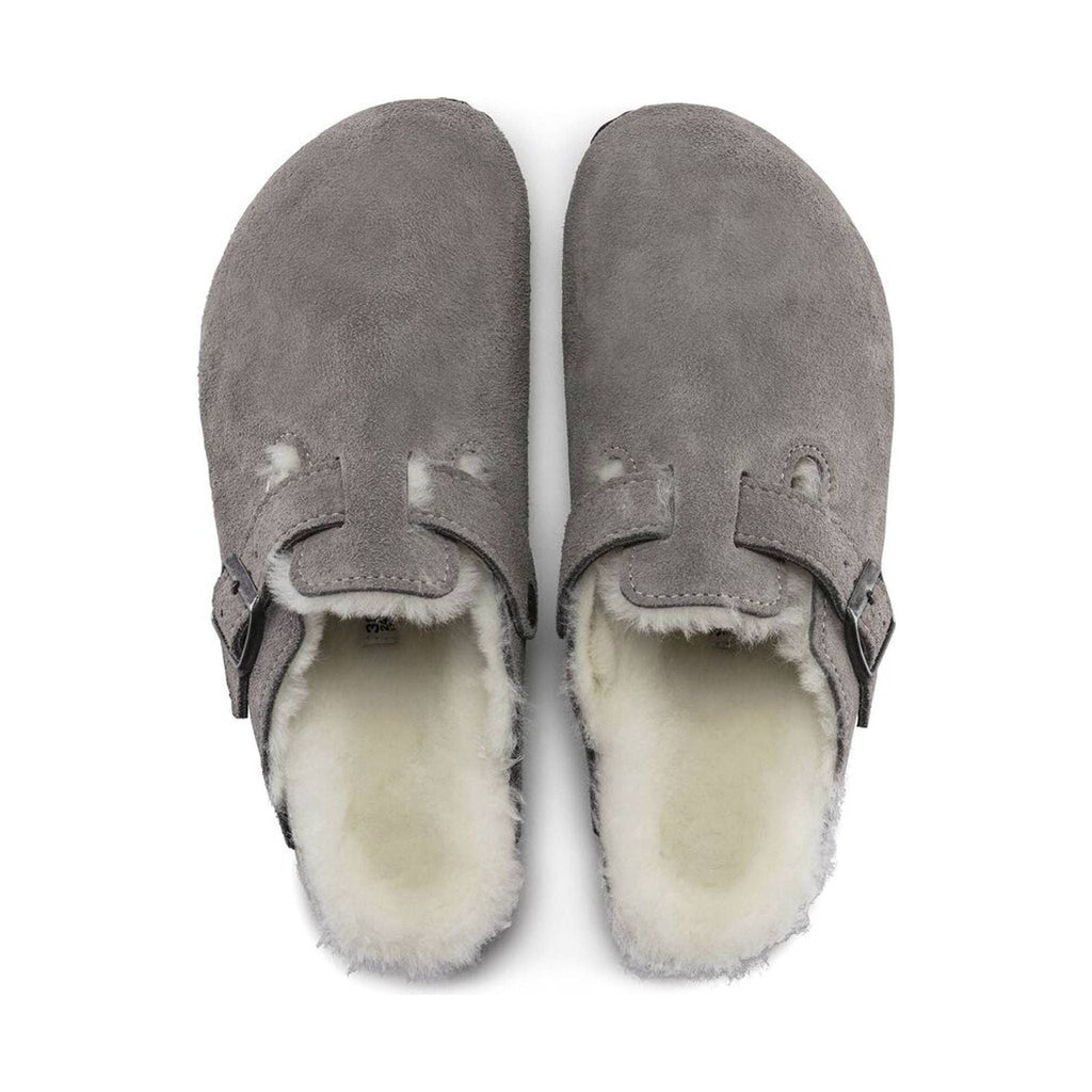 Birkenstock Boston Shearling - Stone Coin Natural - Lenny's Shoe & Apparel