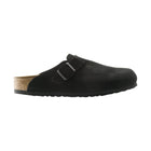 Birkenstock Boston Soft Footbed - Black Suede - Lenny's Shoe & Apparel