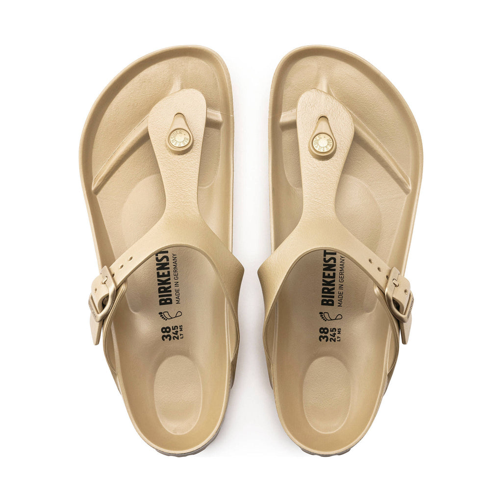 Birkenstock Gizeh EVA Sandal - Metallic Gold - Lenny's Shoe & Apparel