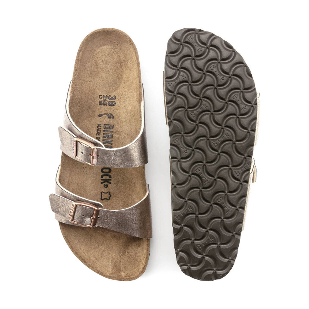 Birkenstock Sydney Sandal - Birko Flor Graceful Taupe - Lenny's Shoe & Apparel