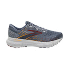 Brooks Men's Glycerin 20 Road Running Shoes - Grey/Chili Oil/ Orange - Lenny's Shoe & Apparel