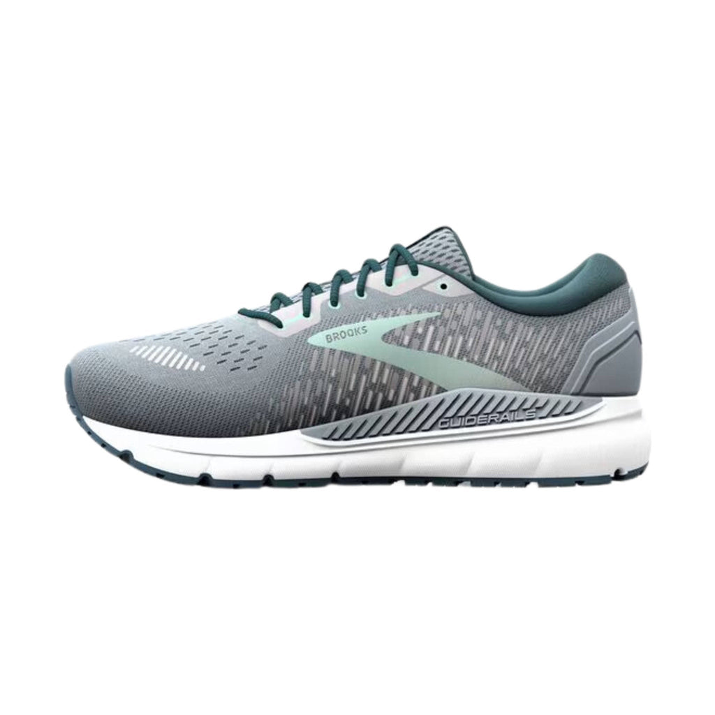 Brooks Women's Addiction GTS 15 Road Running Shoes - Grey/Navy/Aqua - Lenny's Shoe & Apparel