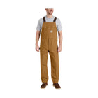 Carhartt Men's Bib Overall Relaxed Fit Duck - Carhartt Brown - Lenny's Shoe & Apparel