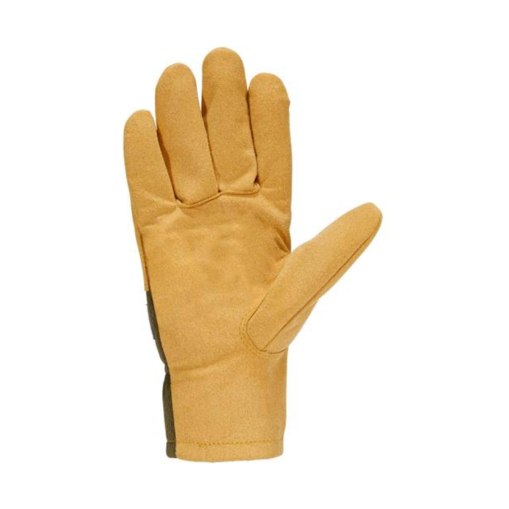 Carhartt Women's Synthetic Suede Stretch Knit Gloves - Barley/Basil - Lenny's Shoe & Apparel