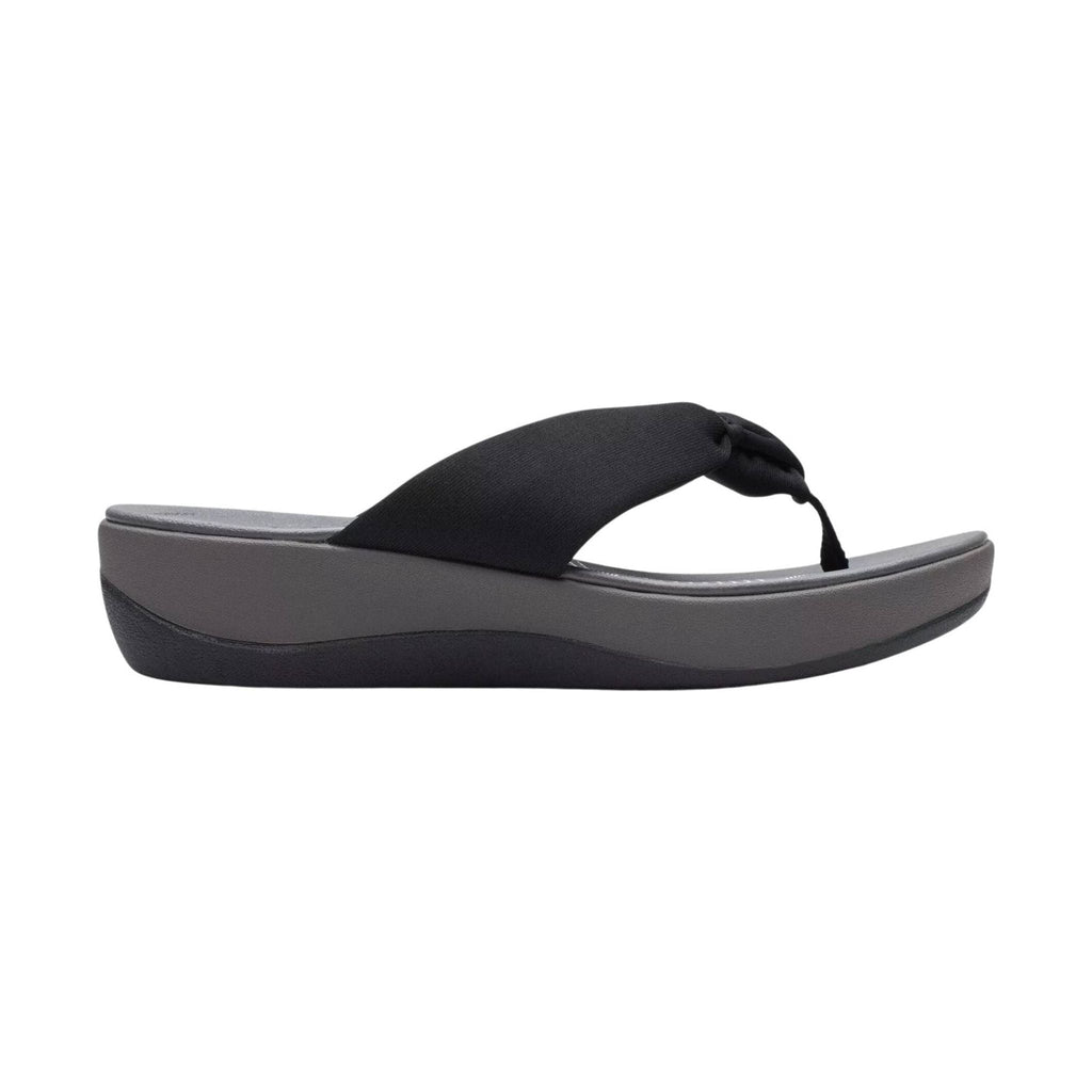 Clarks Women's Arla Glison Sandal - Black Fabric - Lenny's Shoe & Apparel