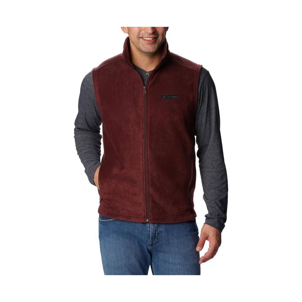 Columbia Men's Steens Mountain Fleece Vest - Elderberry - ONLINE STORE CREDIT/EXCHANGE ONLY - Lenny's Shoe & Apparel