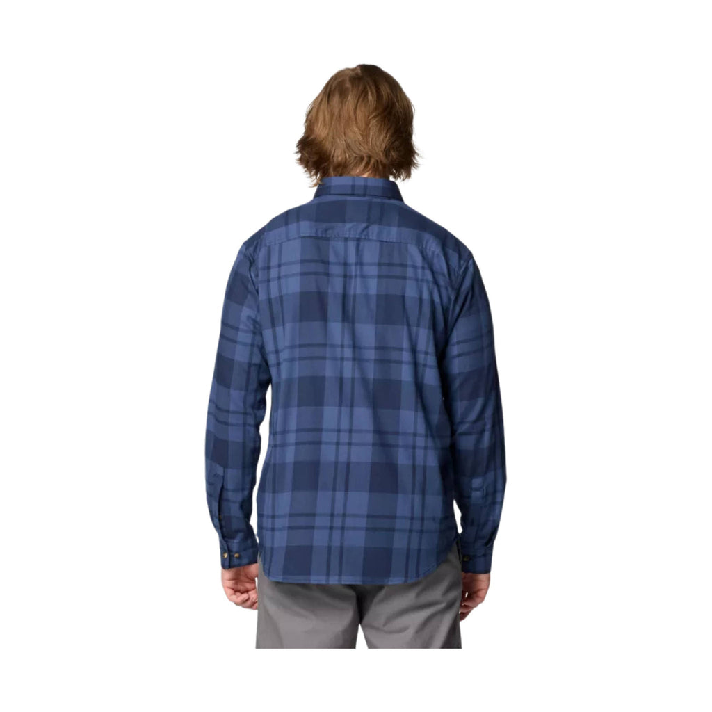 Columbia Men's Vapor Ridge III Long Sleeve Shirt - Collegiate Navy Rivercrossing Plaid - ONLINE STORE CREDIT/EXCHANGE ONLY - Lenny's Shoe & Apparel