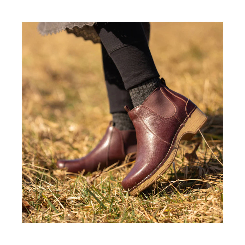 Dansko Women's Becka Boots - Cordovan Milled - Lenny's Shoe & Apparel