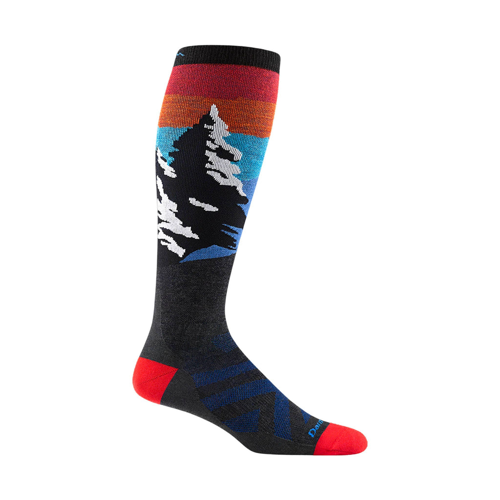 Darn Tough Vermont Men's Solstice Over The Calf Midweight Ski and Snowboard Sock - Charcoal - Lenny's Shoe & Apparel