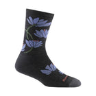 Darn Tough Vermont Women's Lilies Crew Lightweight Sock - Charcoal - Lenny's Shoe & Apparel