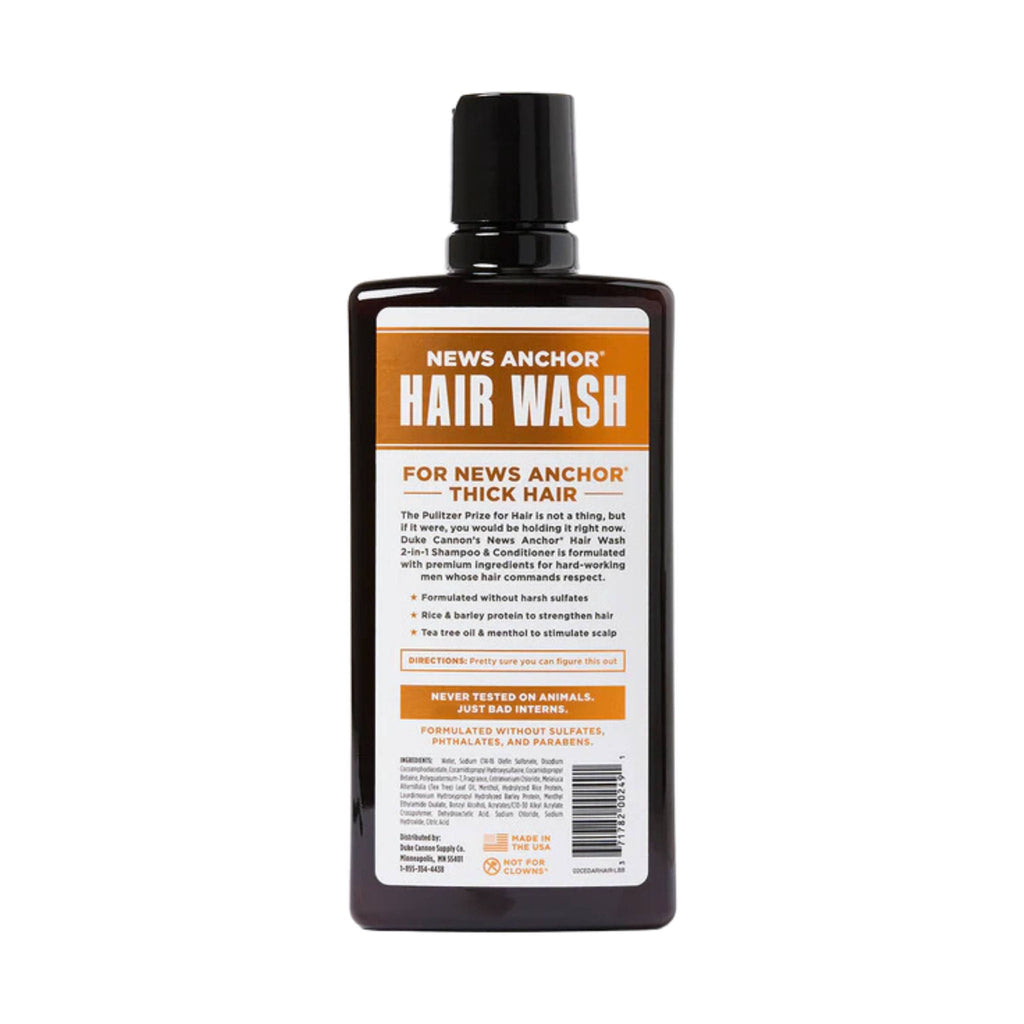 Duke Cannon 2 In One Hair Wash - Cedarwood - Lenny's Shoe & Apparel