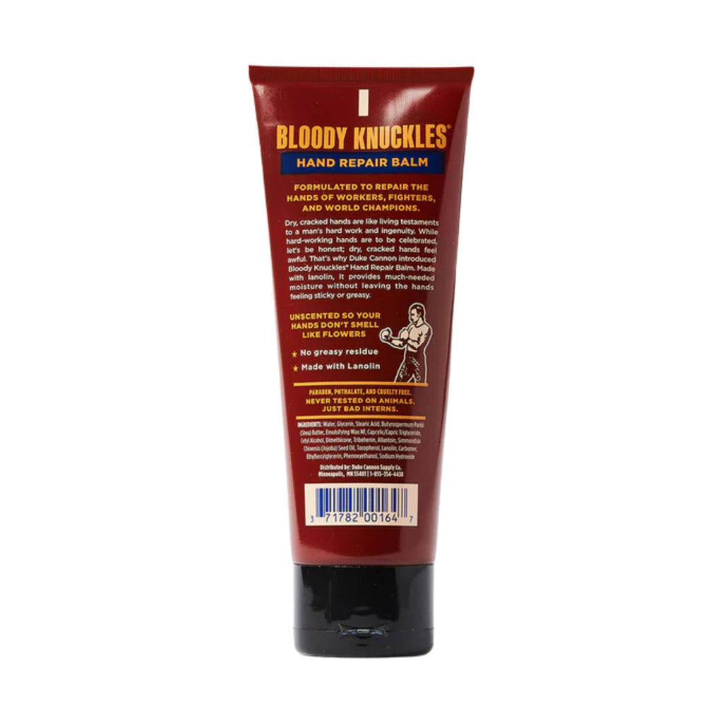 Duke Cannon Bloody Knuckles Hand Repair Balm Tube 3oz - Lenny's Shoe & Apparel