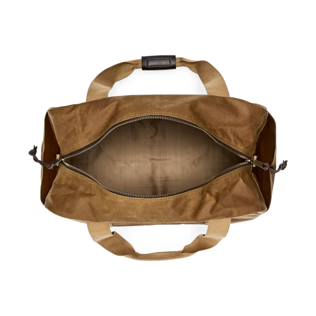 Filson Medium Tin Cloth Duffle Bag - Dark Tan - Lenny's Shoe & Apparel