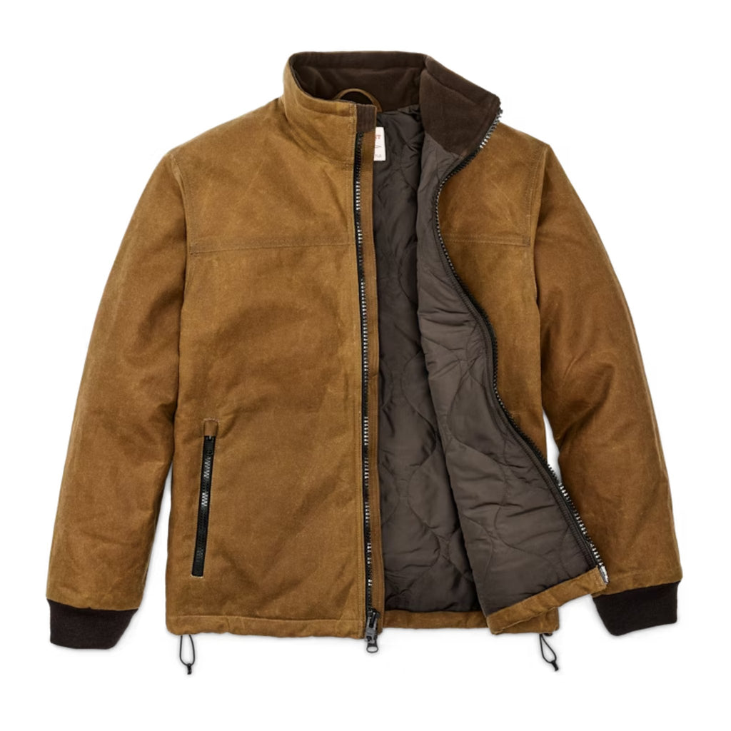 Filson Men's Tin Cloth Primaloft Jacket - Dark Tan - Lenny's Shoe & Apparel