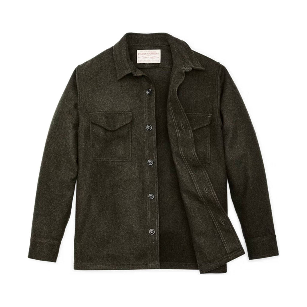 Filson Men's Wool Jac Shirt - Forest Green - Lenny's Shoe & Apparel