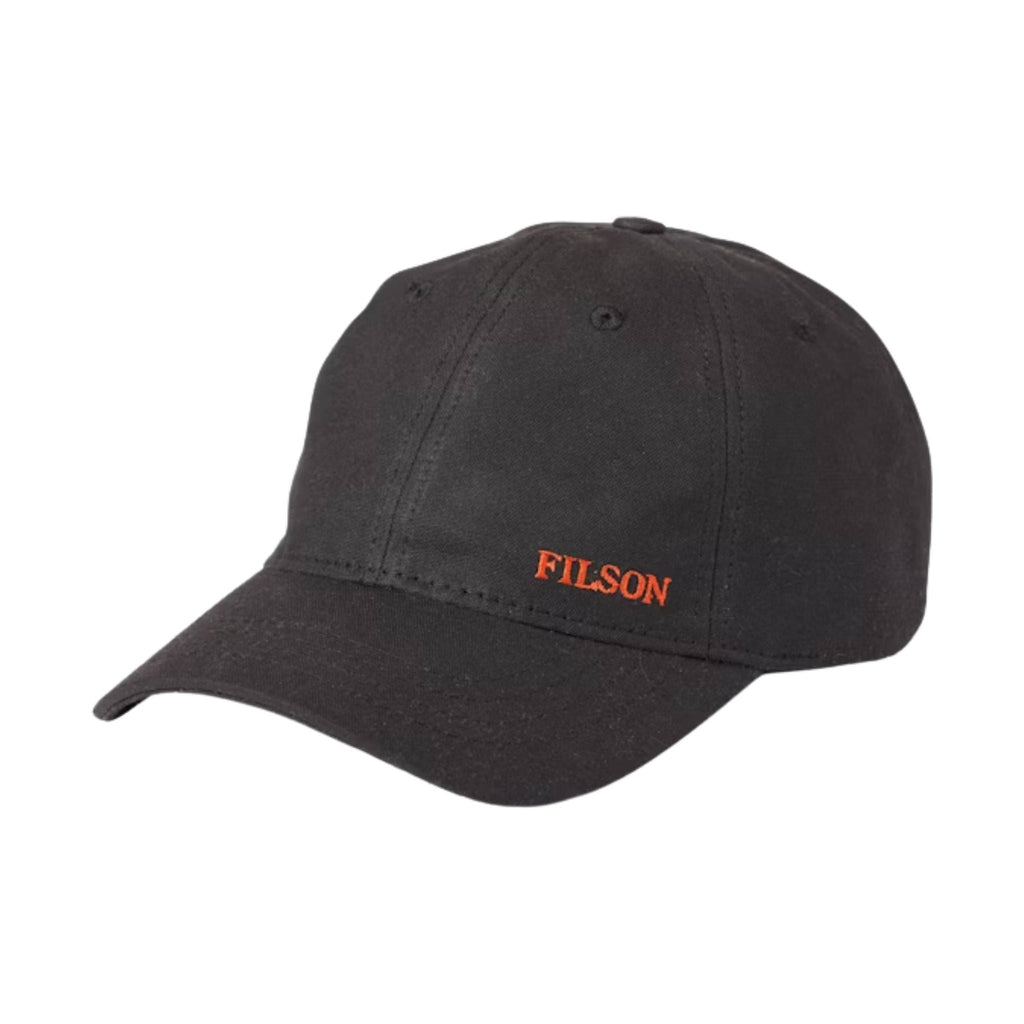 Filson Oil Tin Low Profile Cap - Black - Lenny's Shoe & Apparel