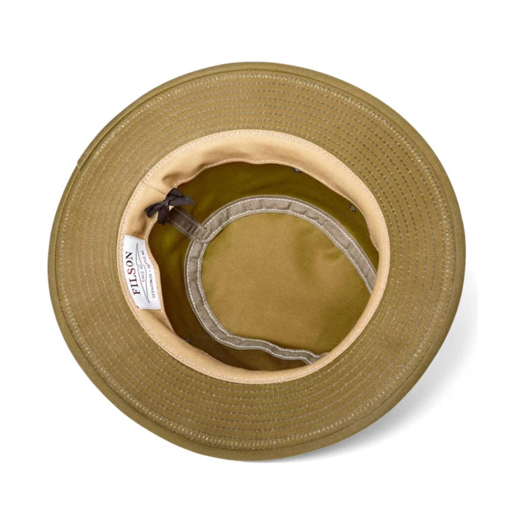 Filson Tin Cloth Packer Hat - Dark Tan - Lenny's Shoe & Apparel