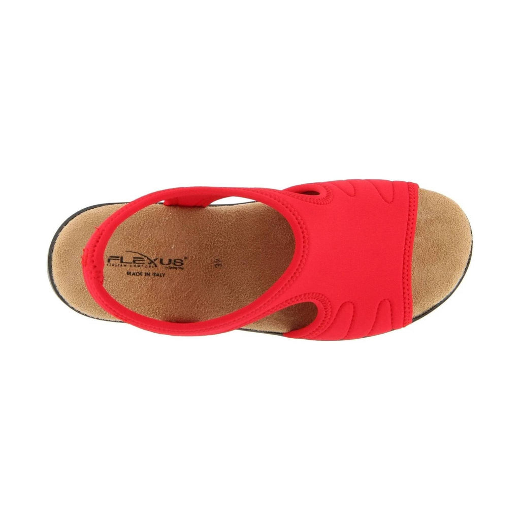 Flexus Women's Nyaman Sandal - Red - Lenny's Shoe & Apparel