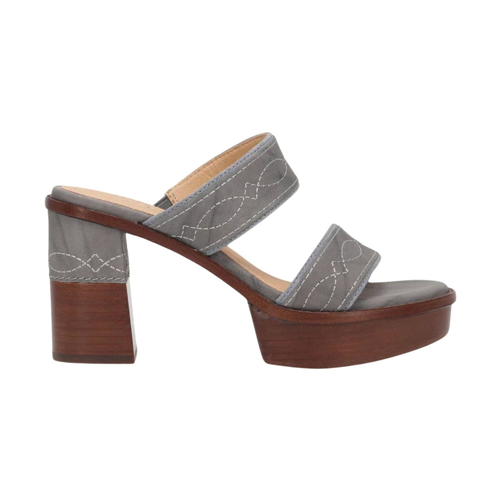 Frye Women's Pipa Woodstock 2 Band Platform Sandal - Grey Sky - Lenny's Shoe & Apparel