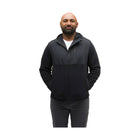 Grundens Men's Bering Fleece Pro Full Zip Hoodie - Black - Lenny's Shoe & Apparel