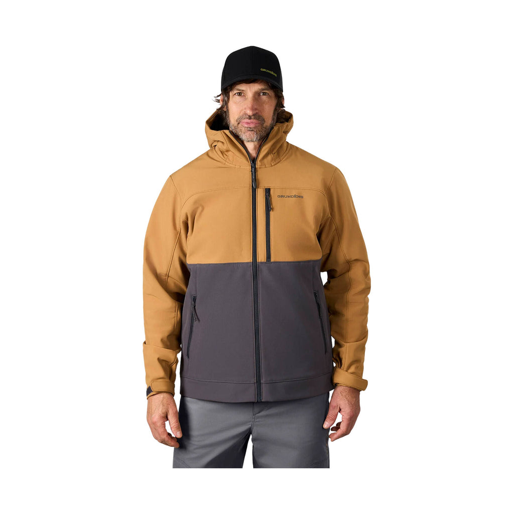 Grundens Men's Bulkhead Jacket - Whiskey/Anchor - Lenny's Shoe & Apparel