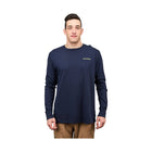 Grundens Men's Commercial Boat Long Sleeve T Shirt - Dark Navy - Lenny's Shoe & Apparel