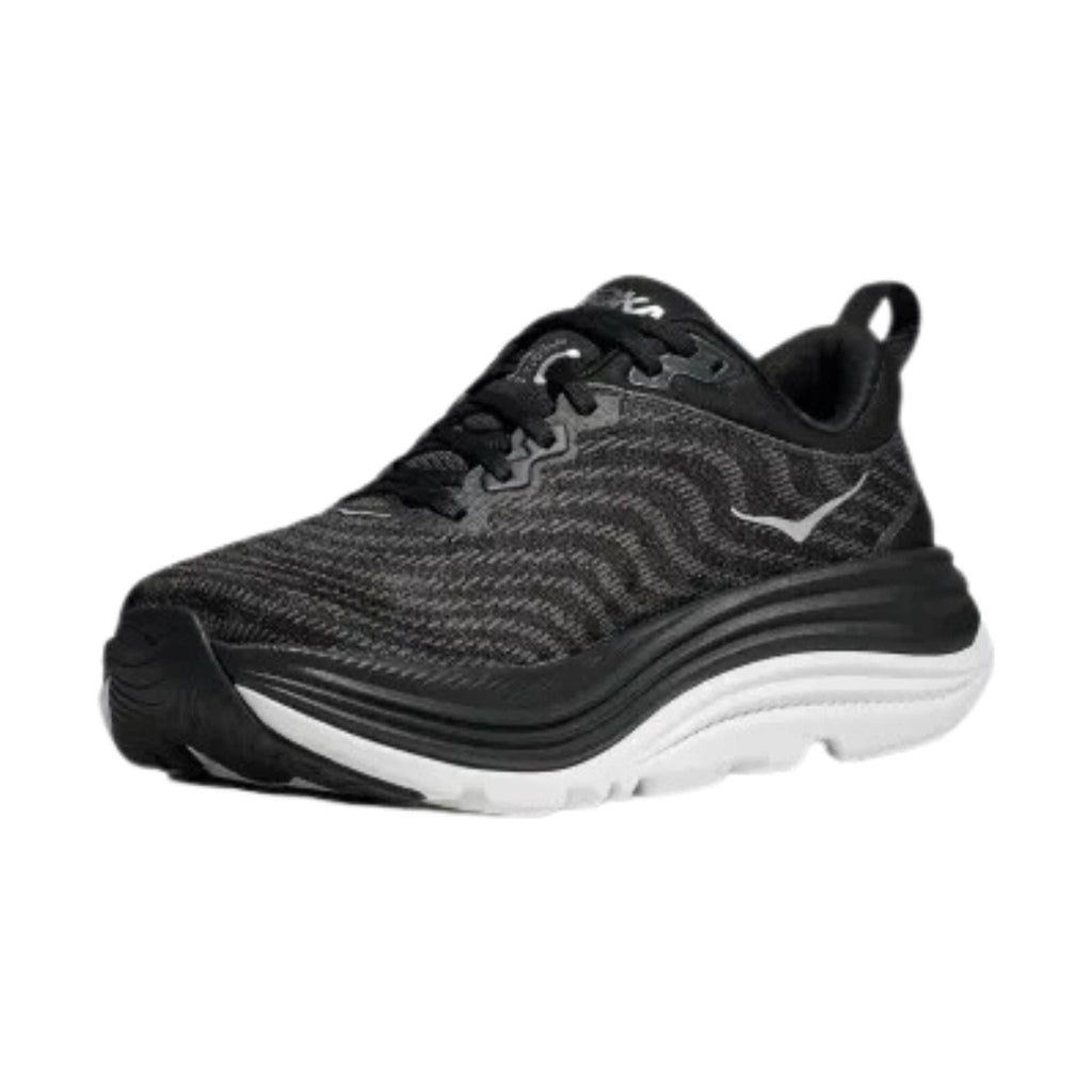 HOKA Men's Gaviota 5 - Black/White - Lenny's Shoe & Apparel