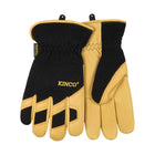 Kinco Men's Pro Lined Premium Grain Deerskin and Synthetic Hybrid Gloves - Golden - Lenny's Shoe & Apparel