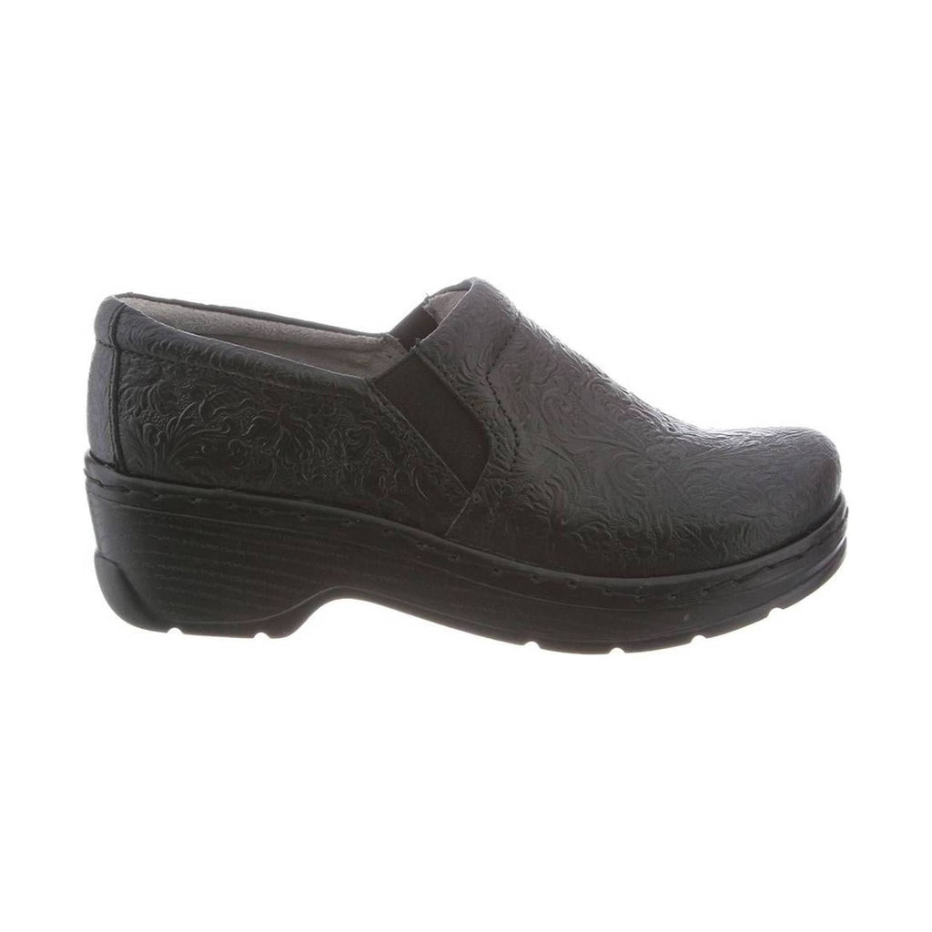 Klogs Women's Naples - Black Tooled - Lenny's Shoe & Apparel