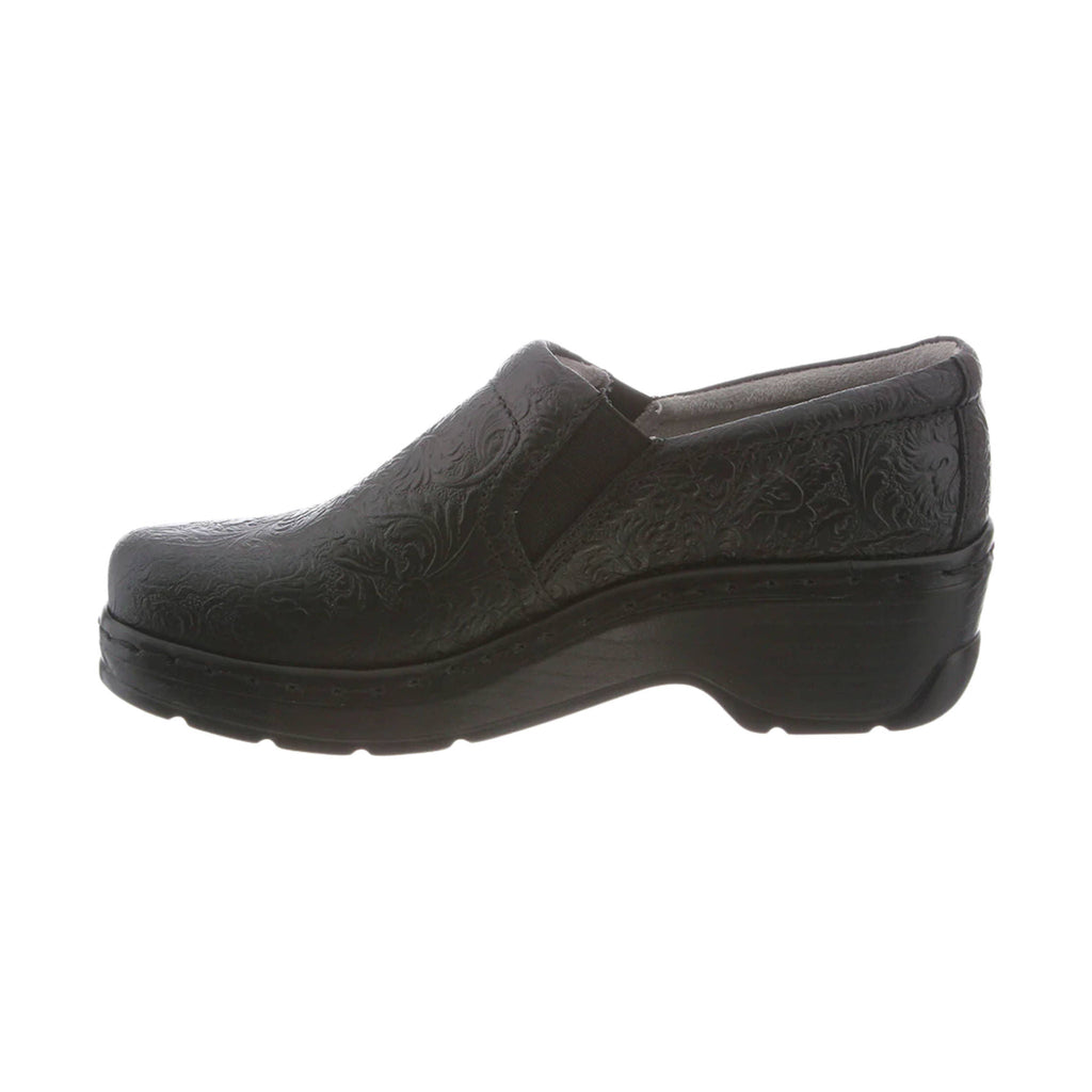 Klogs Women's Naples - Black Tooled - Lenny's Shoe & Apparel