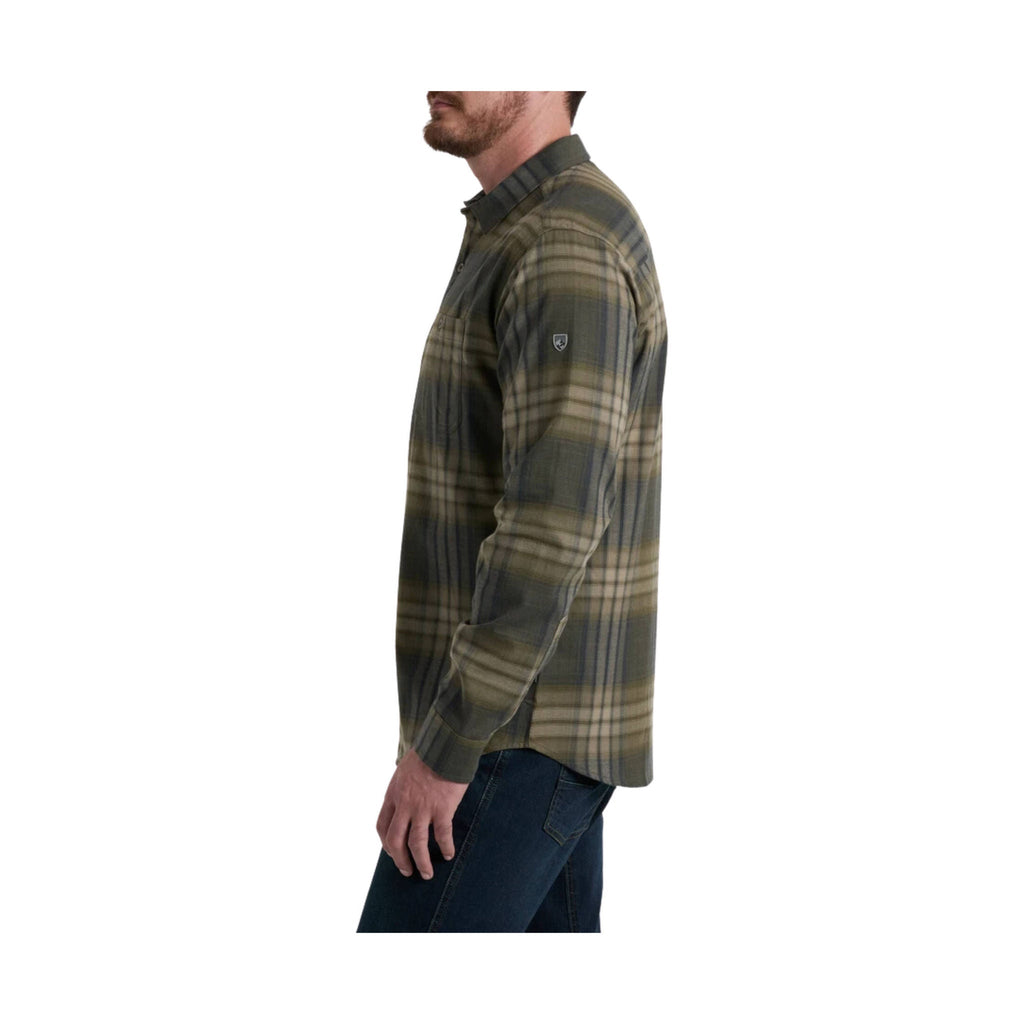 Kuhl Men's Fugitive Flannel Long Sleeve - Smokey Sage - Lenny's Shoe & Apparel