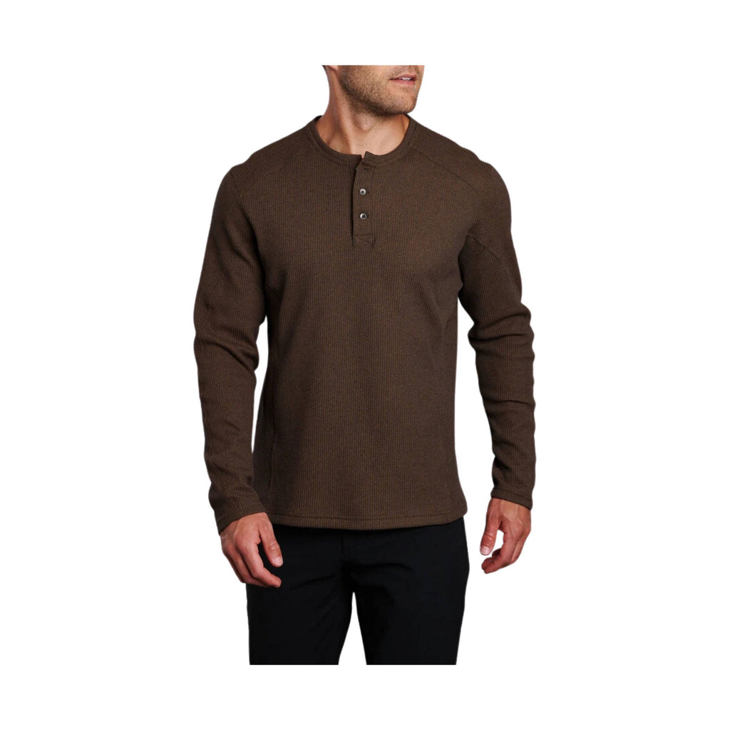 Kuhl Men's Konflikt Henley - Espresso - Lenny's Shoe & Apparel