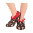 Lazy One Chocolate Moose Fuzzy Feet Slipper - Chocolate/Black - Lenny's Shoe & Apparel