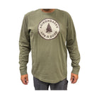 Life Is Good Men's Adirondacks Tree Stump Tee - Moss Green - Lenny's Shoe & Apparel