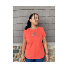 Life Is Good Women's Lake Champlain Exclusive Jackie Paddle Tee - Mango Orange - Lenny's Shoe & Apparel