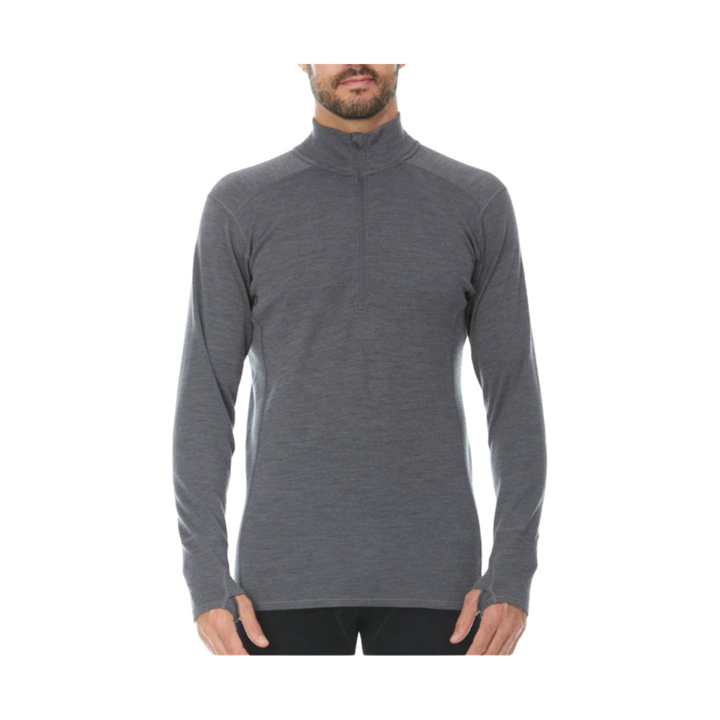 Minus33 Men's Midweight Isolation Quarter Zip - Charcoal - Lenny's Shoe & Apparel