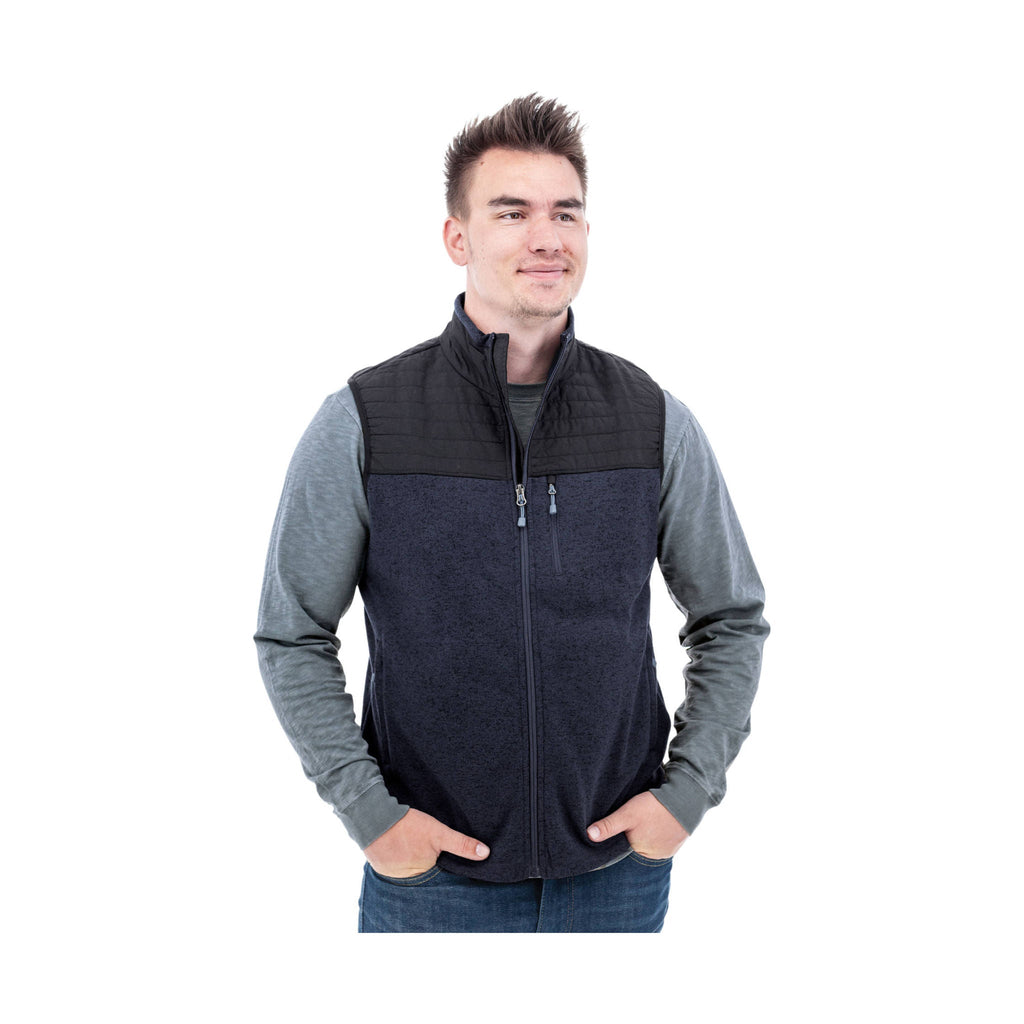 Old Ranch Men's Ezrah Fleece Vest - Black Iris FINAL SALE - Lenny's Shoe & Apparel