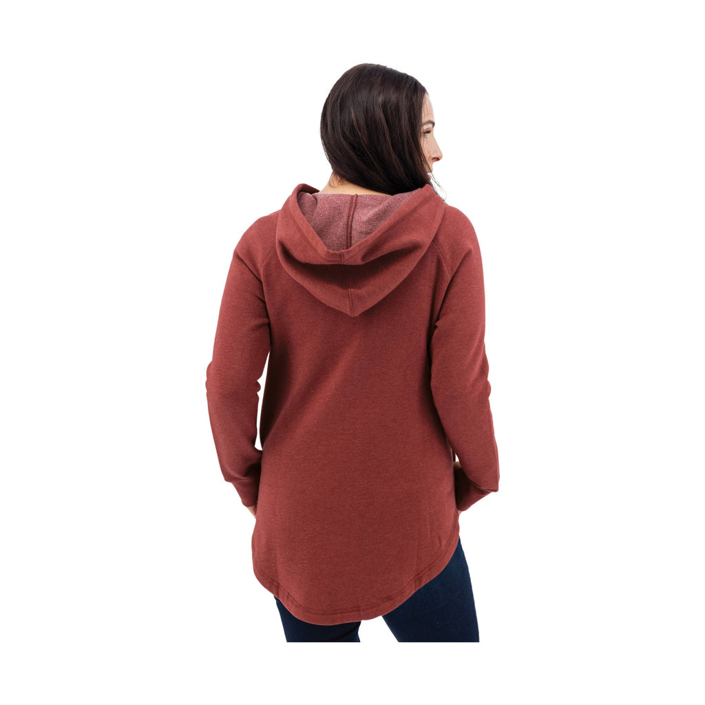 Old Ranch Women's River Oversized Fleece Hoodie - Sun - Dried Tomato - ONLINE STORE CREDIT/EXCHANGE ONLY - Lenny's Shoe & Apparel