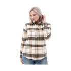 Old Ranch Women's Salina Organic Plaid Shirt - White - Lenny's Shoe & Apparel