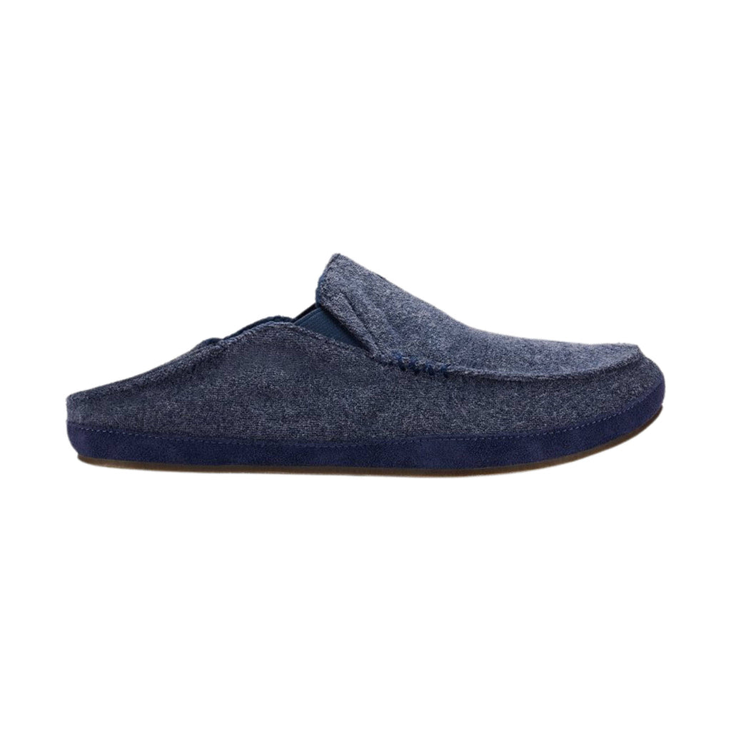 Olulkai Men's Moloa Hulu Slipper - Mood Indigo - Lenny's Shoe & Apparel