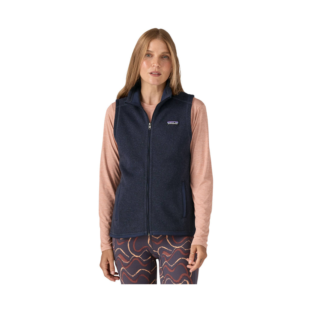 Patagonia Women's Better Sweater Fleece Vest - New Navy - Lenny's Shoe & Apparel