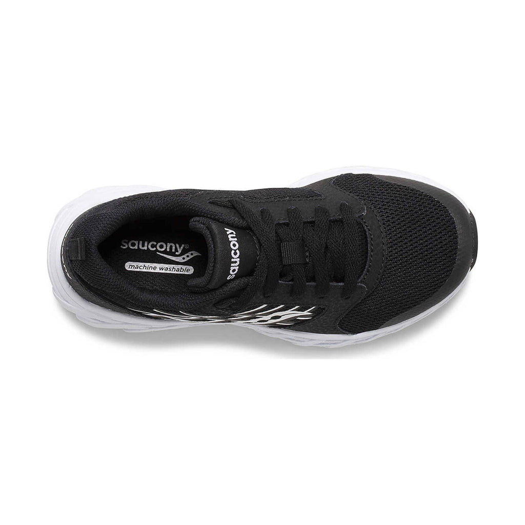 Saucony Kids' Wind 2.0 Shoes - Black/White FINAL SALE - Lenny's Shoe & Apparel