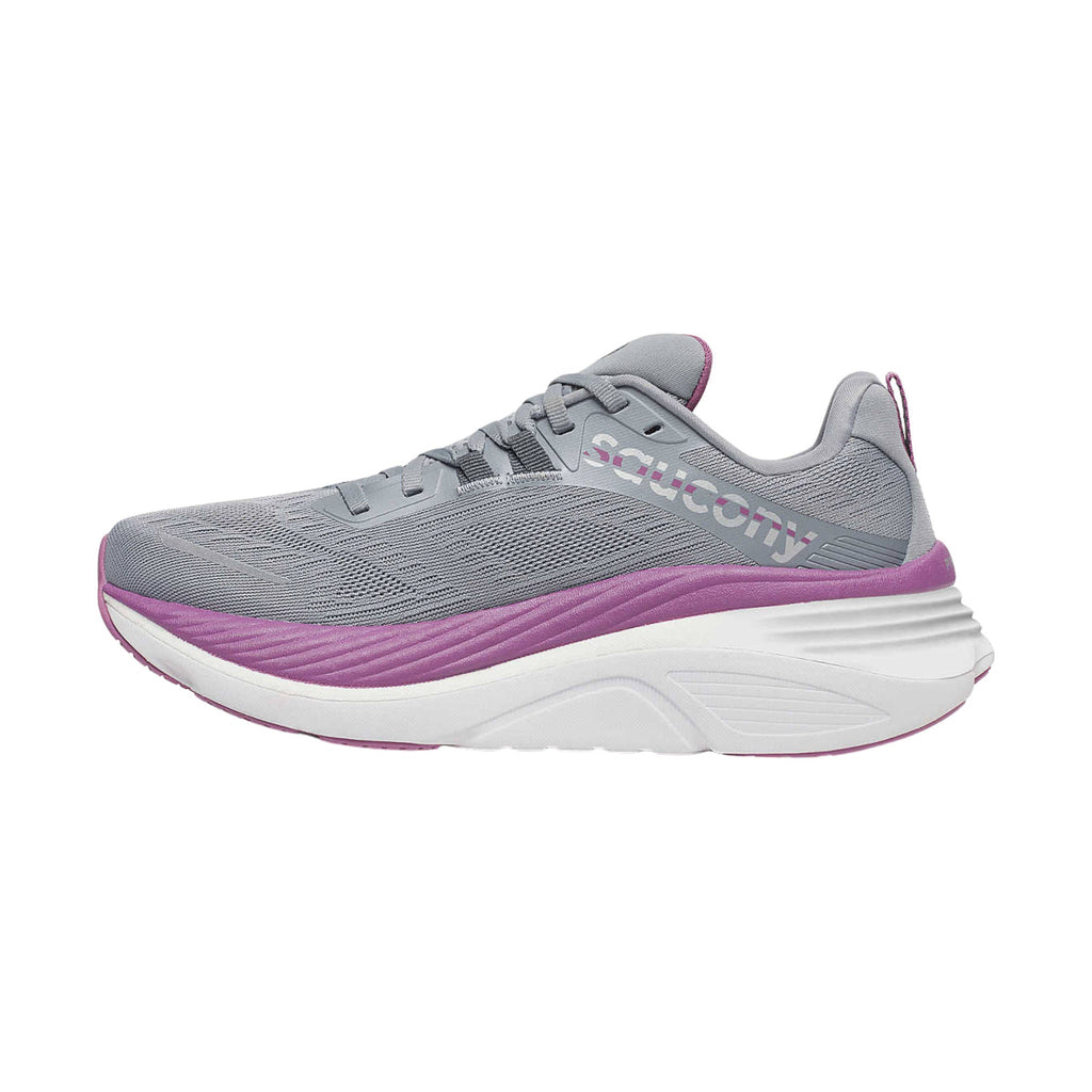 Saucony Women's Hurricane 24 Running Shoes - Flint/Viola - Lenny's Shoe & Apparel